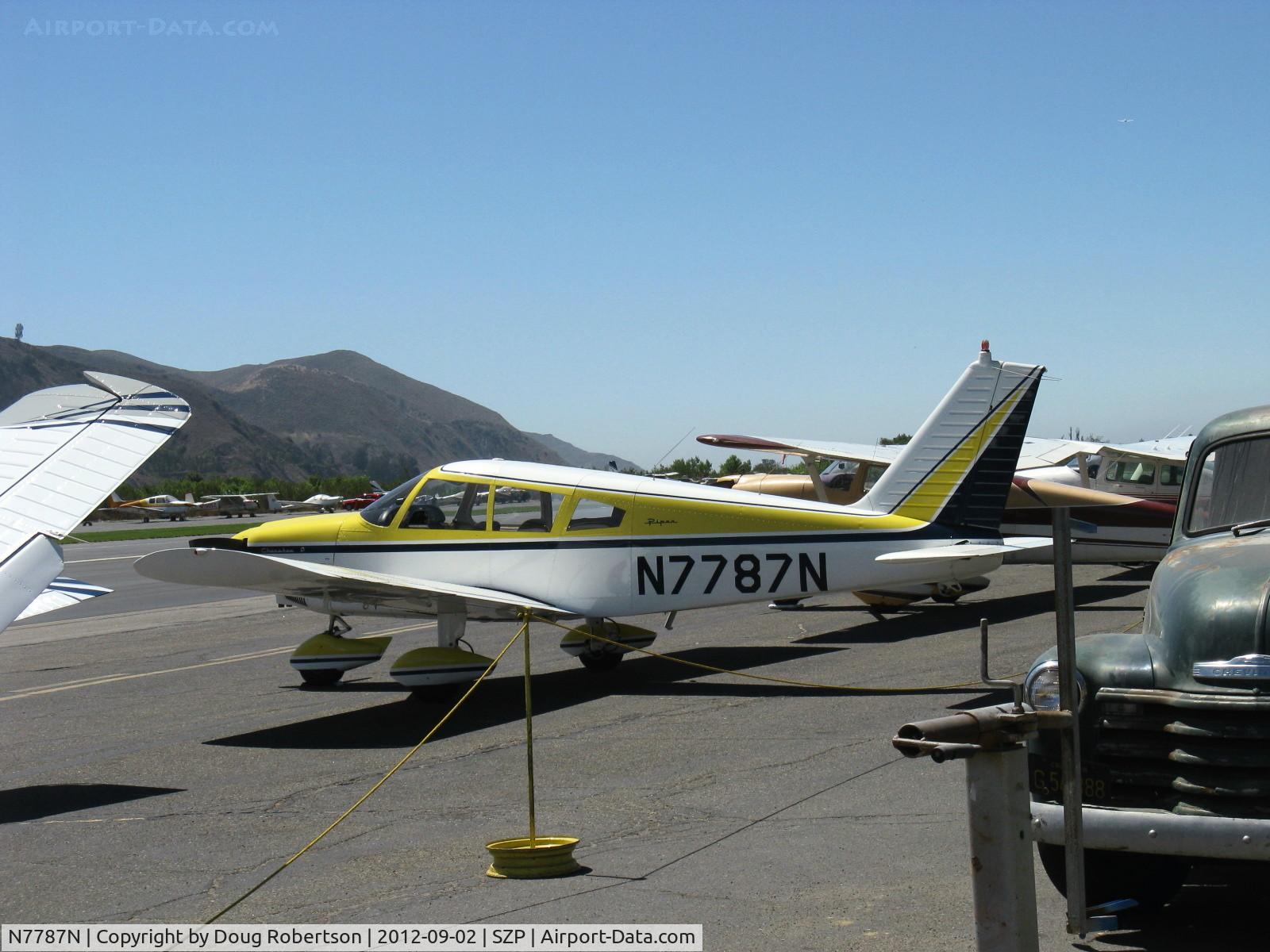 N7787N, 1969 Piper PA-28-180 Cherokee C/N 28-5235, 1969 Piper PA-28-180 CHEROKEE, Lycoming O&VO-360 180 Hp