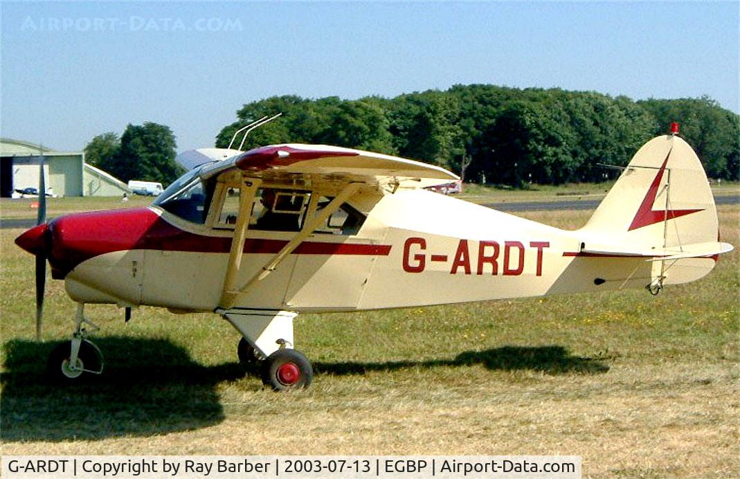 G-ARDT, 1958 Piper PA-22-160 Tri Pacer C/N 22-6210, Piper PA-22-160 Tri-Pacer [22-6210] Kemble~G 13/07/2003