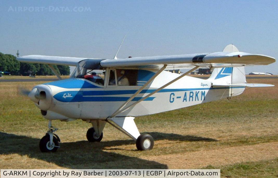 G-ARKM, 1961 Piper PA-22-108 Colt Colt C/N 22-8313, G-ARKM   Piper PA-22-108 Colt [22-8313] Kemble~G 13/07/2003
