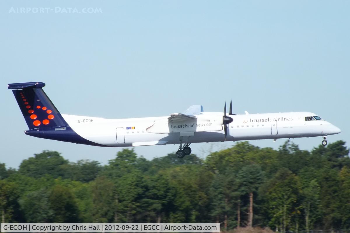 G-ECOH, 2008 De Havilland Canada DHC-8-402Q Dash 8 C/N 4221, Brussels Airlines