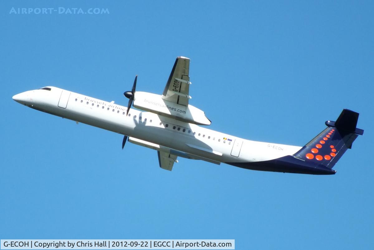 G-ECOH, 2008 De Havilland Canada DHC-8-402Q Dash 8 C/N 4221, Brussels Airlines