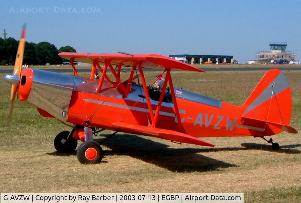 G-AVZW, 1973 EAA Biplane Model P-1 C/N PFA 1314, EAA Biplane P [PFA 1314] Kemble~G 13/07/2003