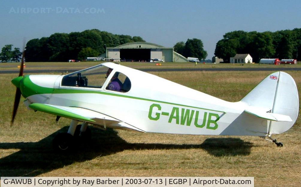 G-AWUB, 1954 Gardan GY-201 Minicab (Modified) C/N A-205, Gardan GY-201 Minicab [A.205] Kemble~G 13/07/2003