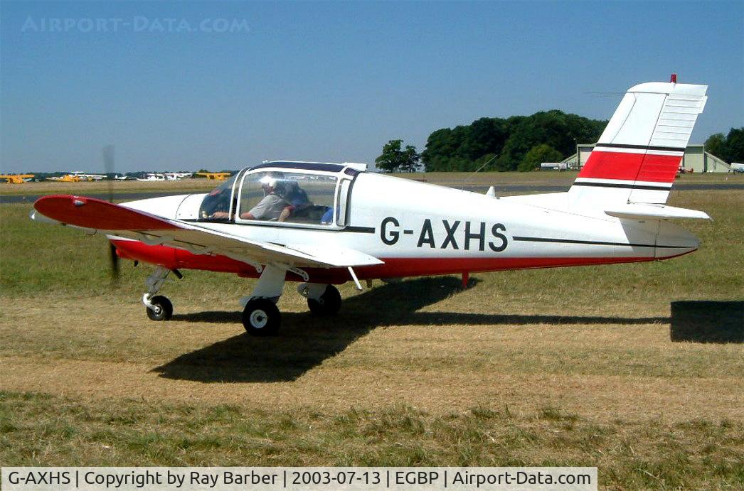 G-AXHS, 1969 Socata MS.880B Rallye Club C/N 1357, Socata MS.880B Rallye Club [1357] Kemble~G 13/07/2003