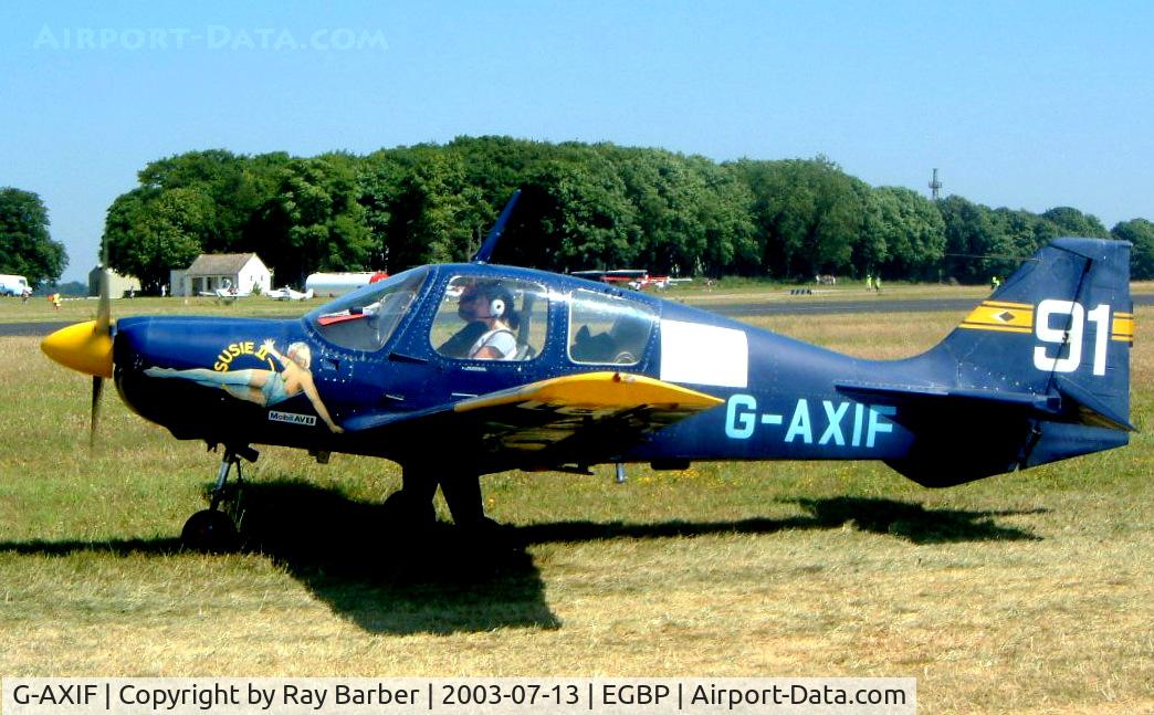 G-AXIF, 1969 Beagle B-121 Pup Series 2 (Pup 150) C/N B121-088, Beagle B.121 Pup 150 [B121-088] Kemble~G 13/07/2003
