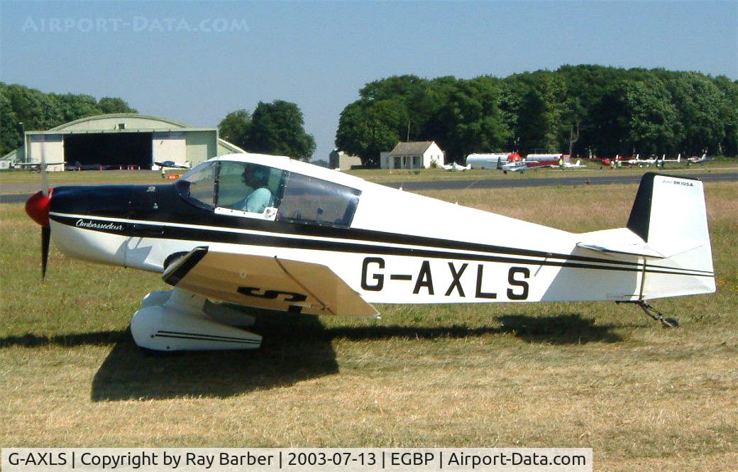 G-AXLS, 1959 Jodel DR-105A Ambassadeur C/N 86, SAN Jodel DR.1050 Ambassadeur [86] Kemble~G 13/07/2003