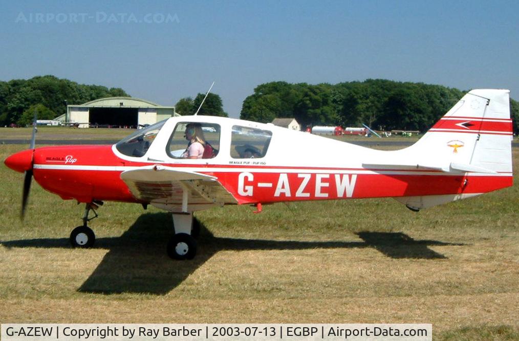 G-AZEW, 1969 Beagle B-121 Pup Series 2 (Pup 150) C/N B121-132, Beagle B.121 Pup 150 [B121-132] Kemble~G 13/07/2003