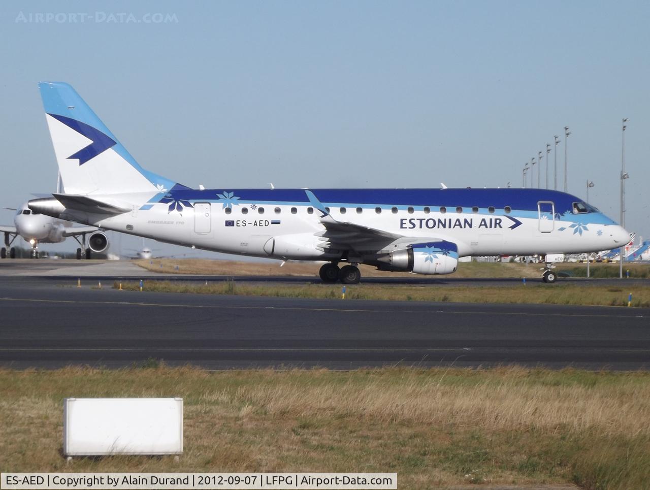 ES-AED, 2005 Embraer 170LR (ERJ-170-100LR) C/N 17000112, ex OH-LEH, leased by Finnair along with three sister-ships.