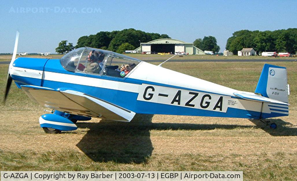 G-AZGA, 1959 Jodel D-120A Paris-Nice C/N 144, Wassmer Jodel D.120 Paris-Nice [144] Kemble~G 13/07/2003