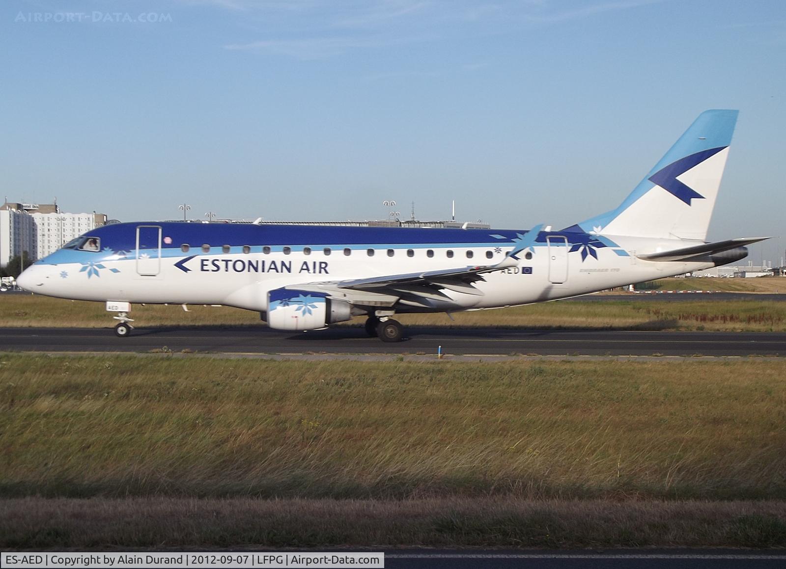 ES-AED, 2005 Embraer 170LR (ERJ-170-100LR) C/N 17000112, The four E170s are leased as stop gaps pending the deliveries of 4 E175s ordered new to Embraer.