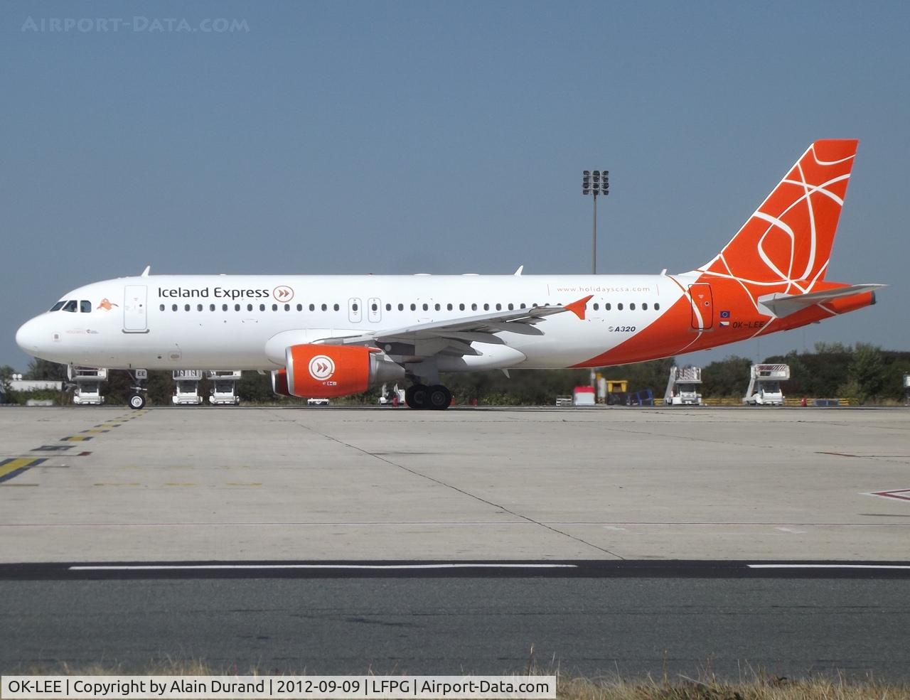OK-LEE, 2006 Airbus A320-214 C/N 2719, OK-LEE was not heading to KEF when posing for the camera. PRG was the destination.