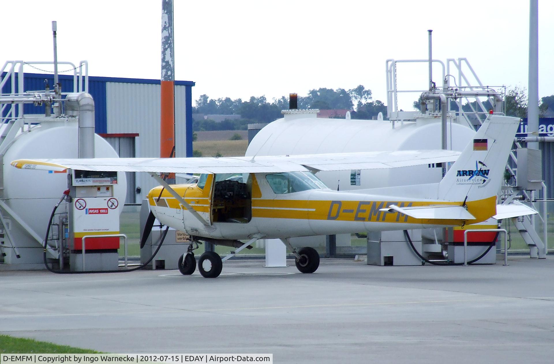 D-EMFM, 1977 Cessna 152 C/N 15279655, Cessna 152 at Strausberg airfield