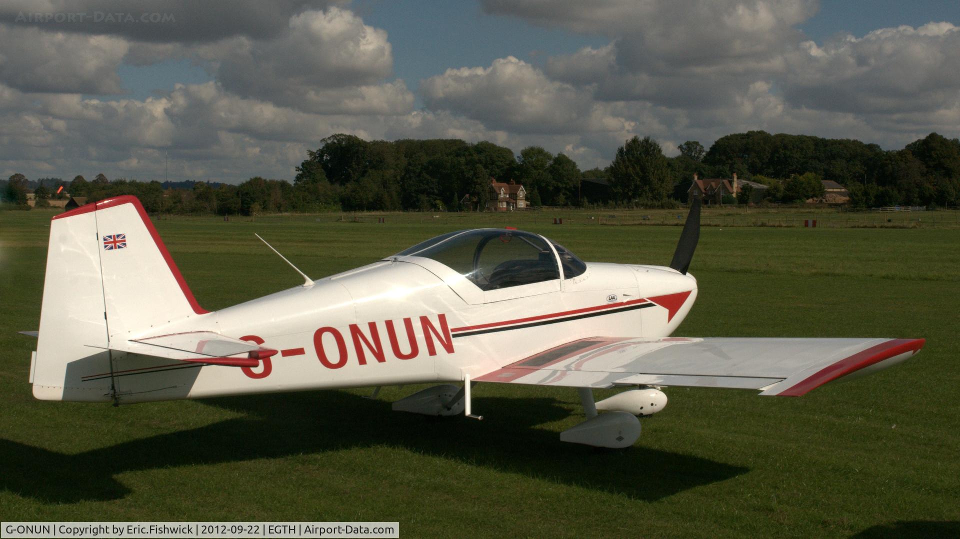 G-ONUN, 1999 Vans RV-6A C/N PFA 181-12976, 2. G-ONUN at Shuttleworth Uncovered - Air Show, Sept. 2012.
