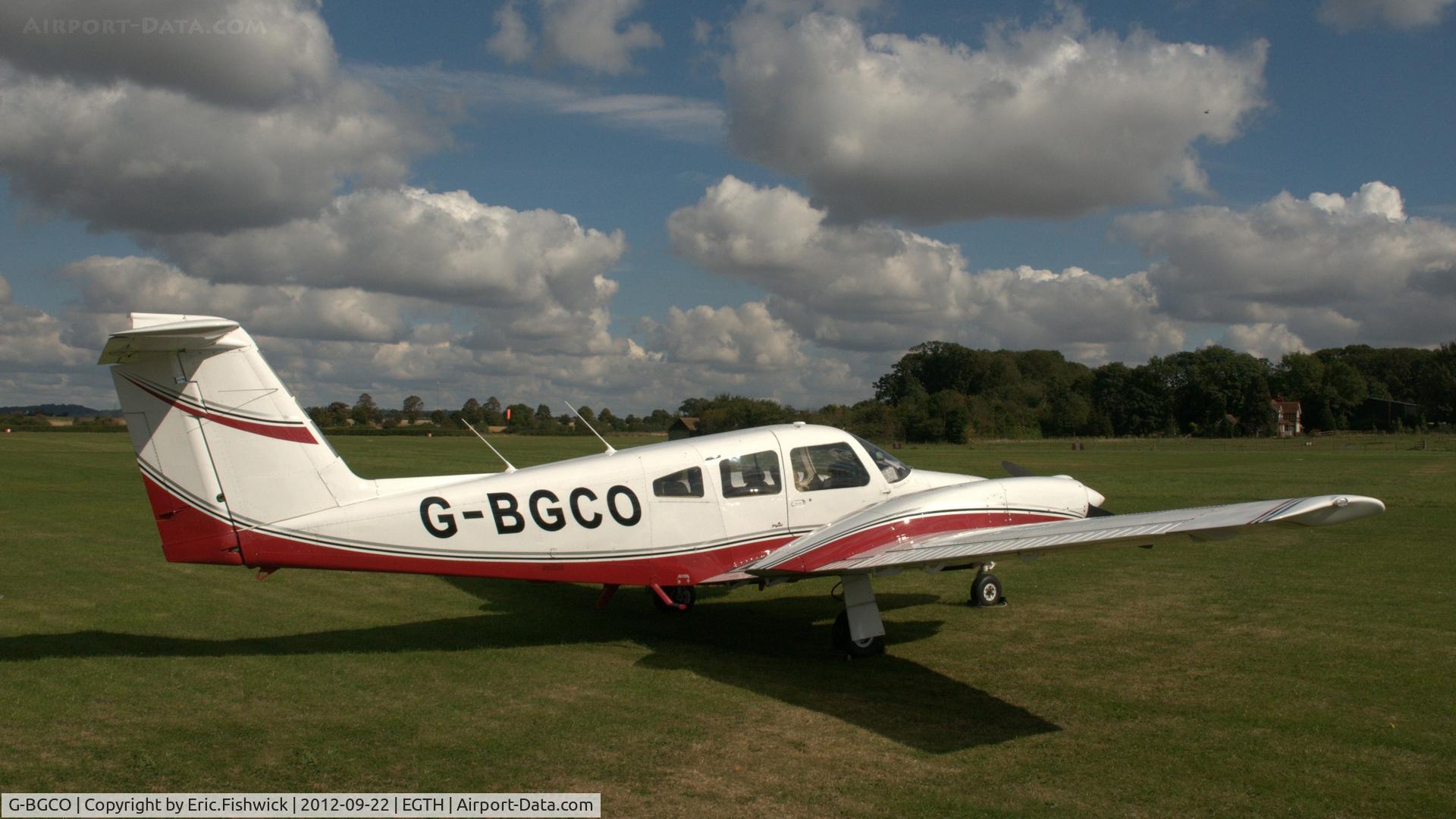 G-BGCO, 1978 Piper PA-44-180 Seminole Seminole C/N 44-7995128, 2. G-BGCO at Shuttleworth Uncovered - Air Show, Sept. 2012.