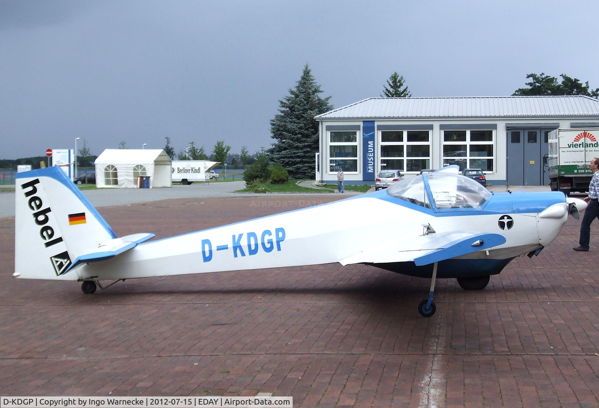 D-KDGP, Scheibe SF-25C Falke C/N 0000, Scheibe SF-25A Falke at Strausberg airfield