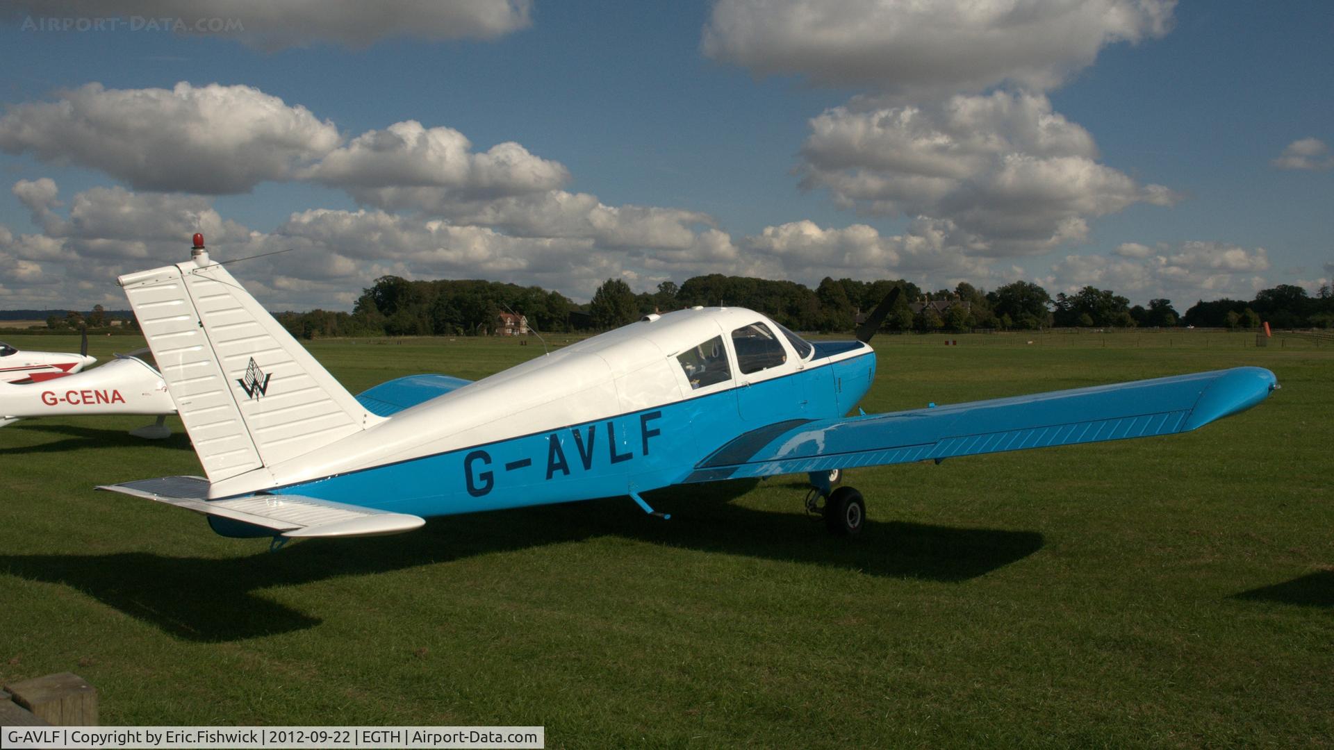 G-AVLF, 1967 Piper PA-28-140 Cherokee C/N 28-23268, 2. G-AVLF at Shuttleworth Uncovered - Air Show, Sept. 2012.