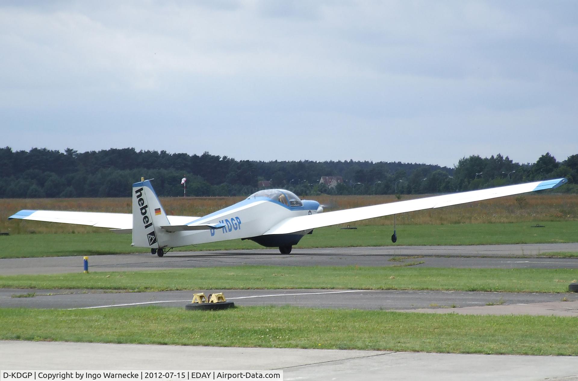 D-KDGP, Scheibe SF-25C Falke C/N 0000, Scheibe SF-25A Falke at Strausberg airfield