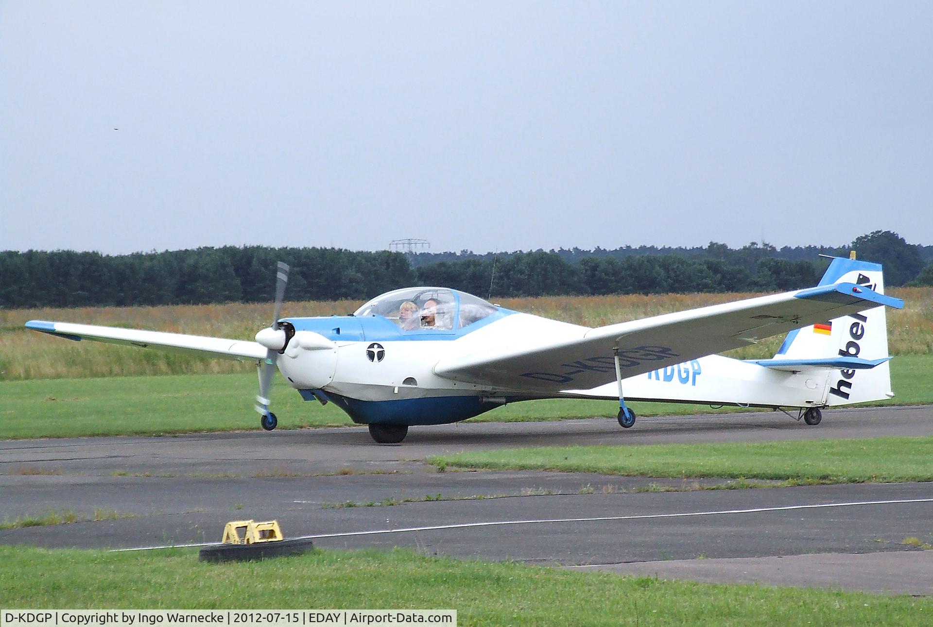 D-KDGP, Scheibe SF-25C Falke C/N 0000, Scheibe SF-25A Falke at Strausberg airfield