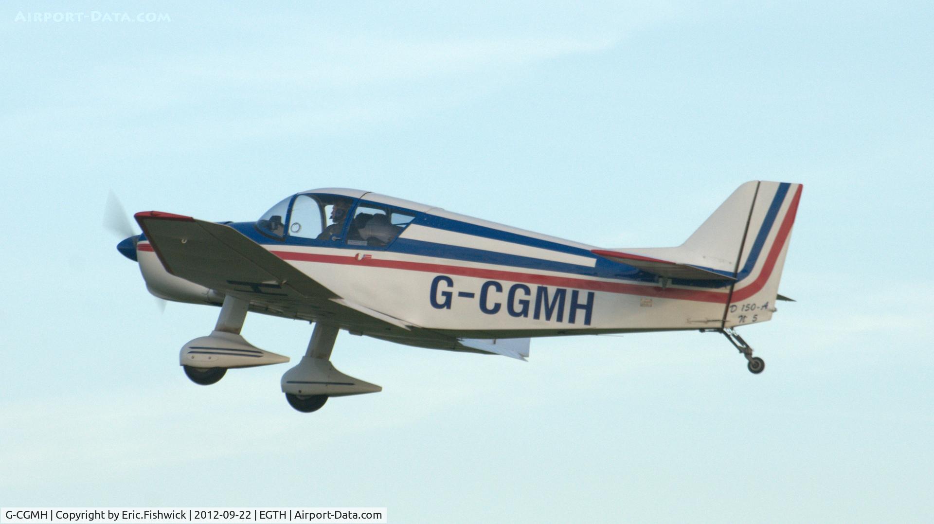 G-CGMH, 1963 SAN Jodel D-150A Mascaret C/N 05, 4. G-CGMH departing Shuttleworth Uncovered - Air Show, Sept. 2012.