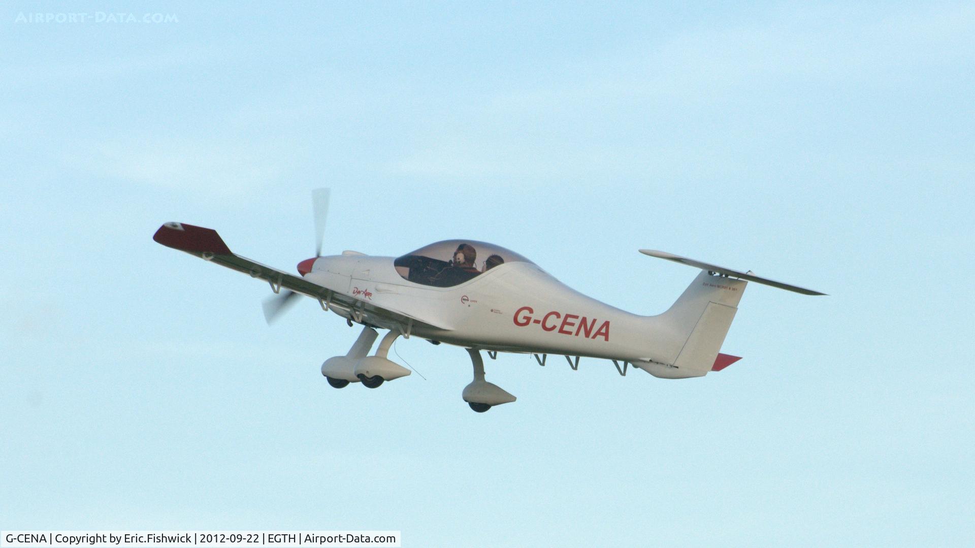 G-CENA, 2007 Dyn'Aero MCR-01 ULC Banbi C/N PFA 301B-14640, 4. G-CENA departing Shuttleworth Uncovered - Air Show, Sept. 2012.