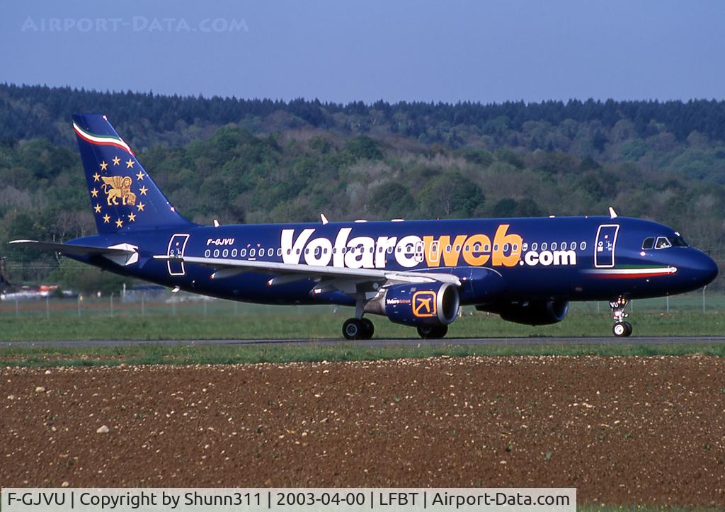F-GJVU, 1994 Airbus A320-212 C/N 436, Taking off rwy 02