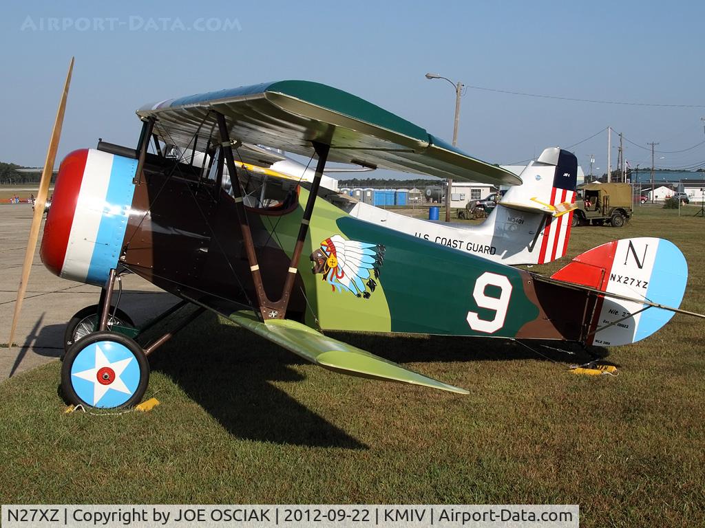 N27XZ, 2005 Nieuport 27 Replica C/N 100603, at Millville