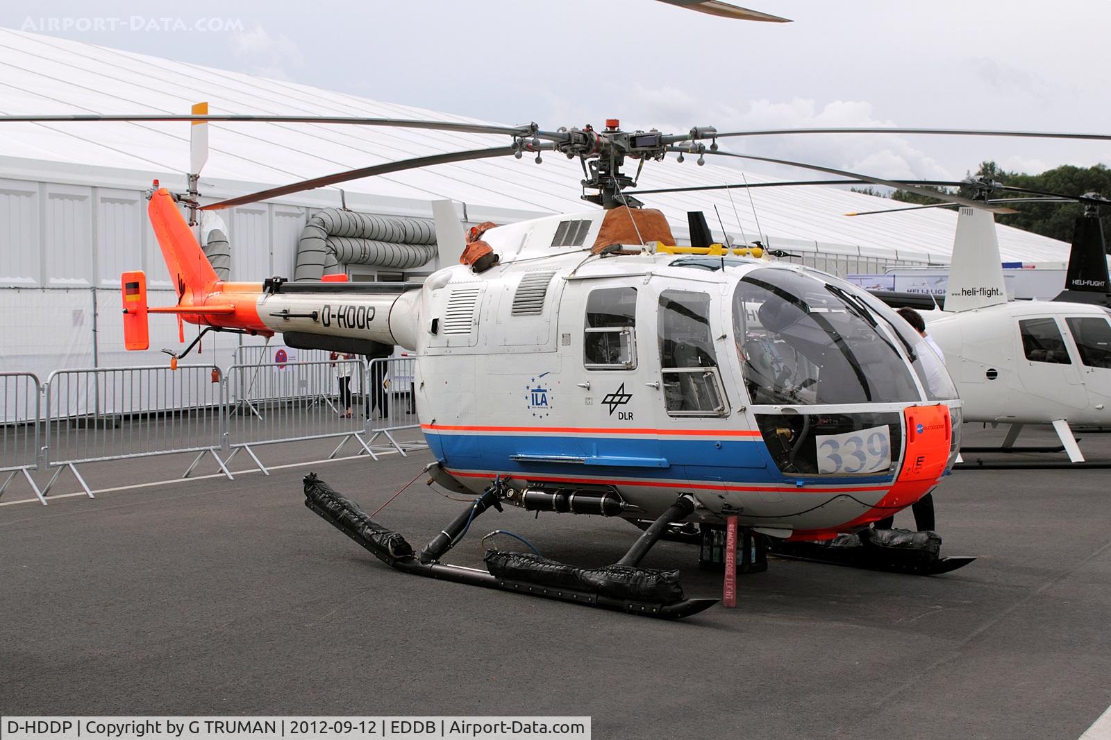 D-HDDP, 1973 MBB Bo.105C C/N S-123, In the static at ILA 2012