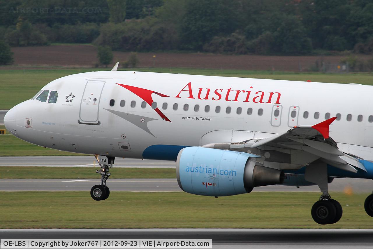 OE-LBS, 2000 Airbus A320-214 C/N 1189, Austrian Airlines