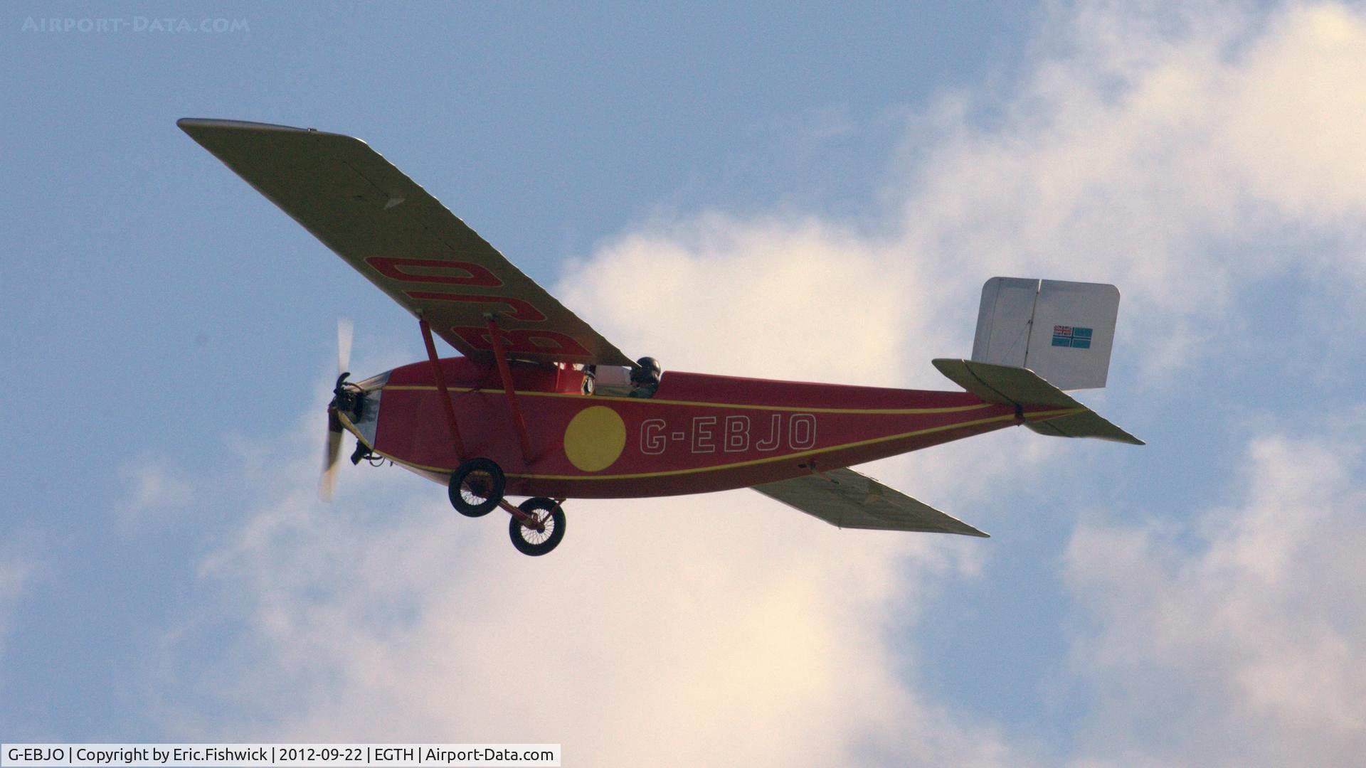 G-EBJO, 1924 Air Navigation And Engineering ANEC II C/N 1, 44. G-EBJO at Shuttleworth Uncovered - Air Show, Sept. 2012.