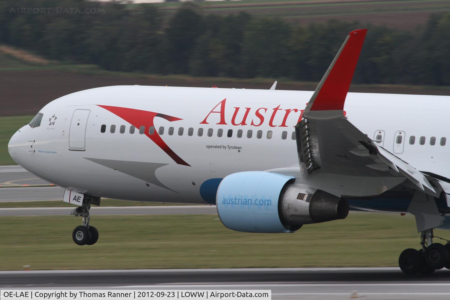 OE-LAE, 2000 Boeing 767-3Z9/ER C/N 30383, Austrian Airlines Boeing 767