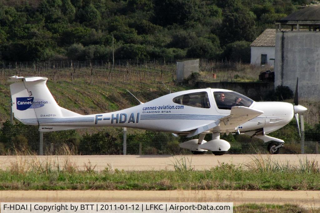 F-HDAI, 2006 Diamond DA-40D Diamond Star C/N D4.227, Landing in 18