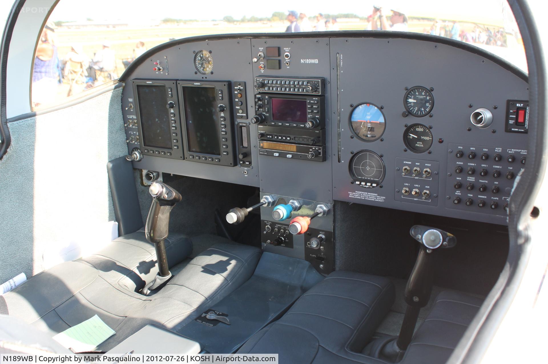 N189WB, 1984 Stoddard-Hamilton Glasair III C/N 3074, Glasair III