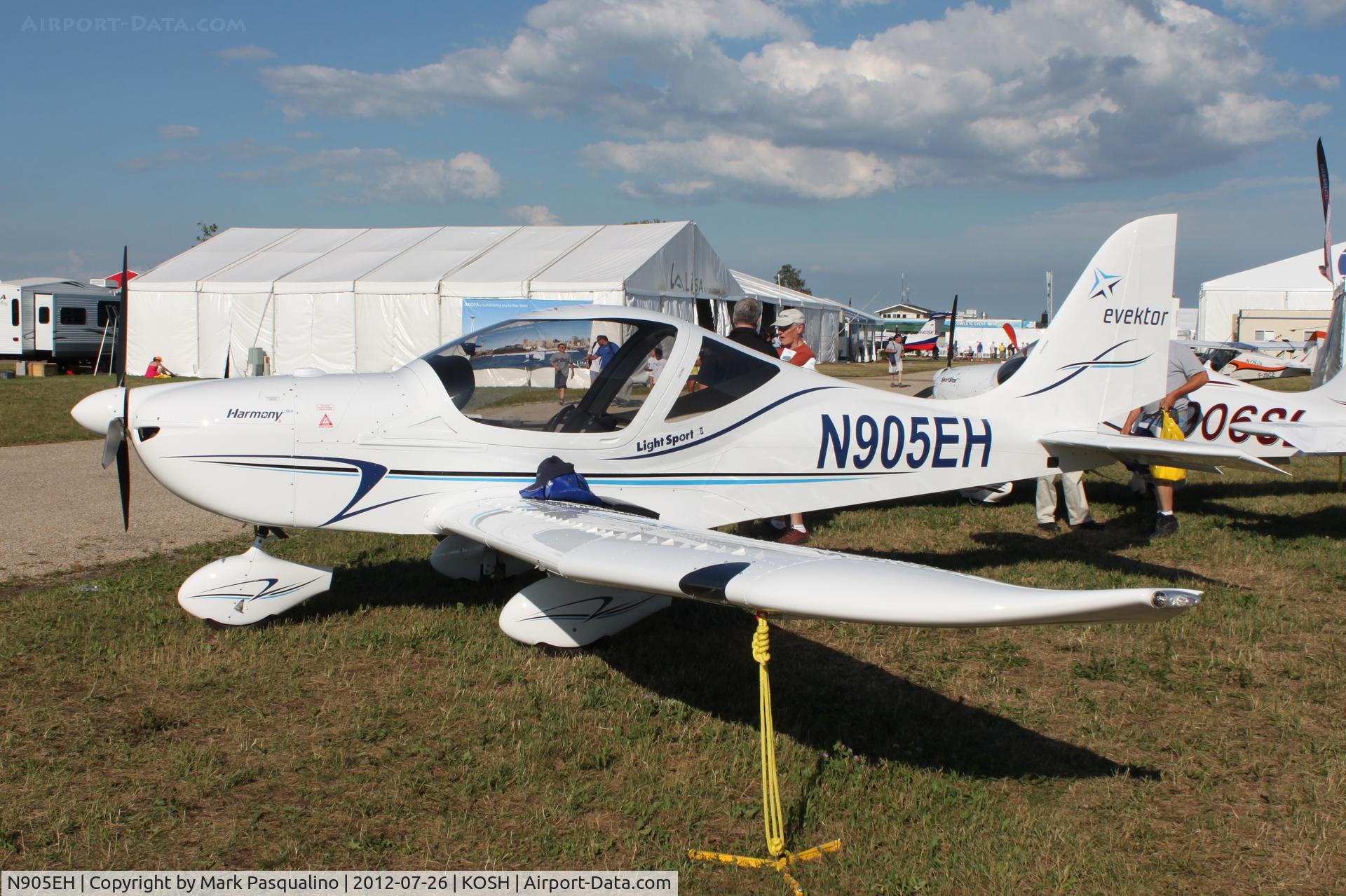 N905EH, Evektor-Aerotechnik Harmony LSA C/N 2011 1413, Evektor A S Harmony LSA