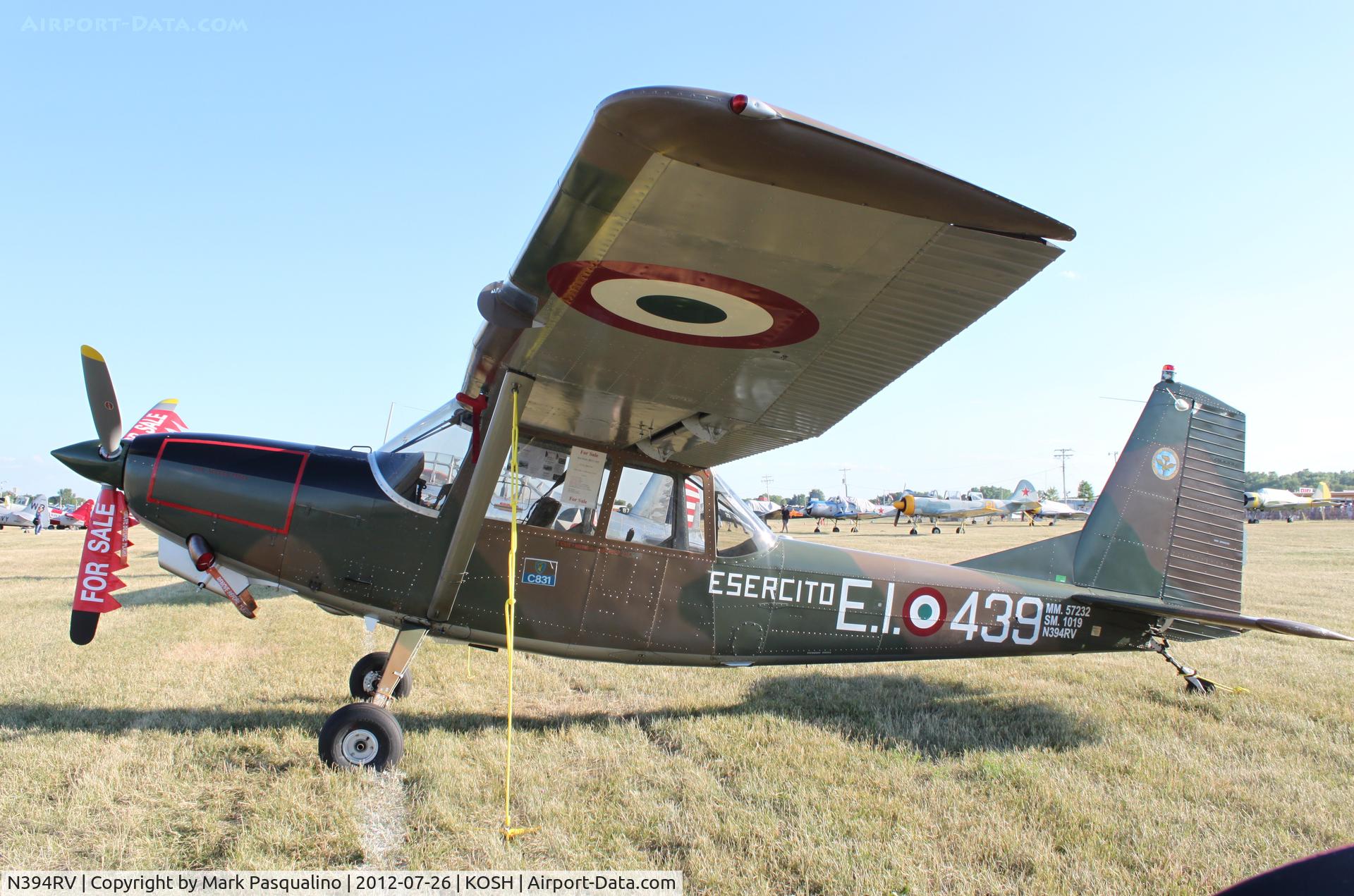 N394RV, SIAI-Marchetti SM-1019 C/N 040, Siai-Marchetti SM 1019