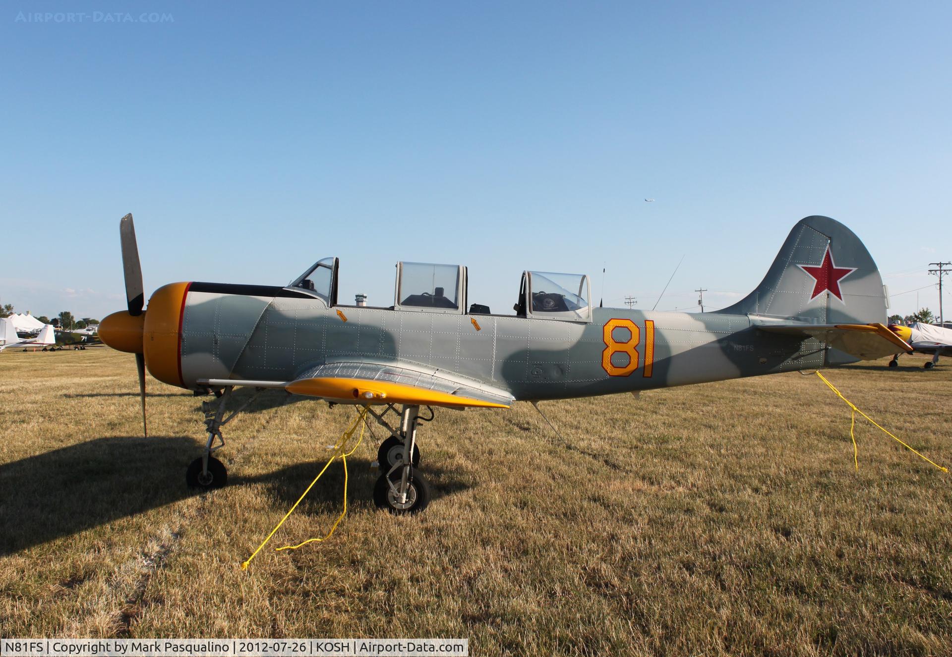 N81FS, 1993 Yakovlev Yak-52 C/N 9311704, YAK 52