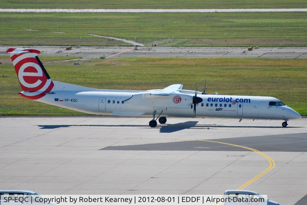 SP-EQC, 2012 De Havilland Canada DHC-8-402Q Dash 8 C/N 4408, Taxiing down for departure