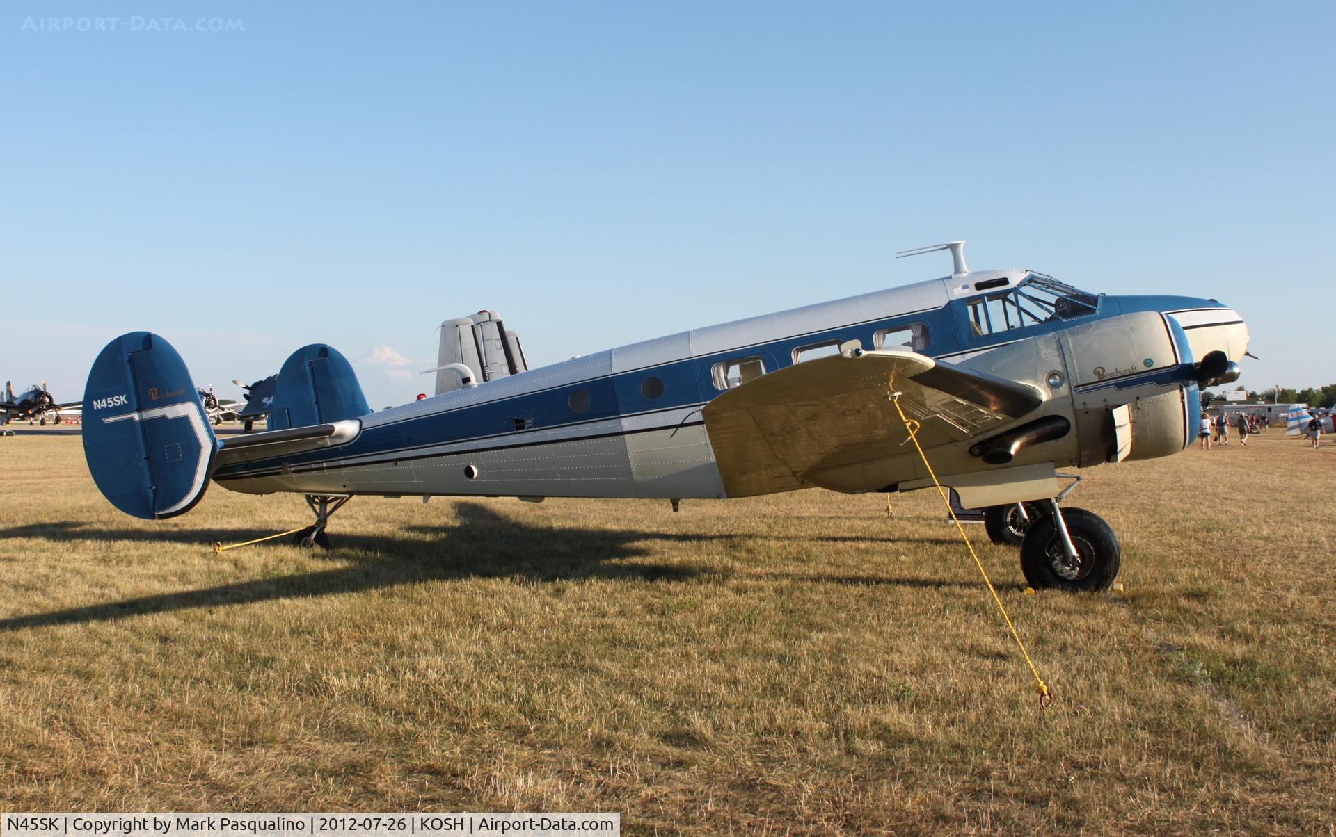 N45SK, 1952 Beech C-45H Expeditor C/N AF-645, Beech C-45H