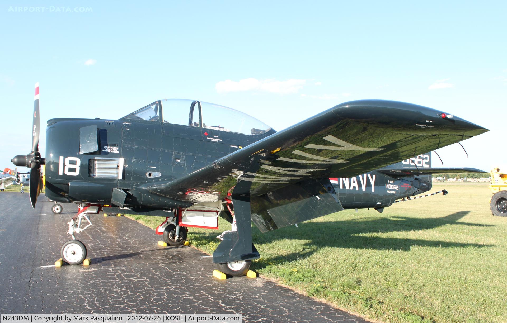N243DM, 1957 North American T-28C Trojan C/N 226-239 (140662), North American T-28C
