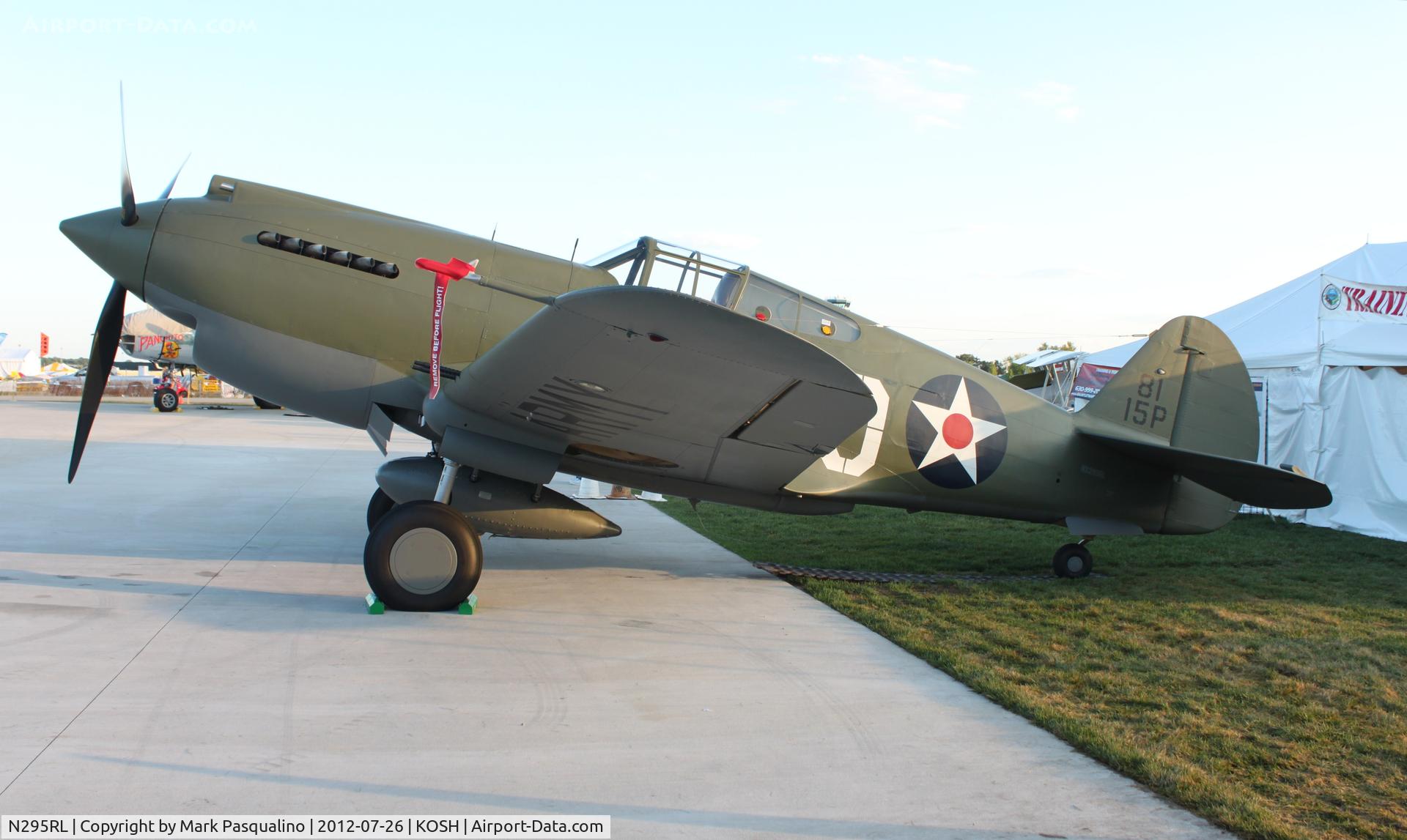 N295RL, 1941 Curtiss P-40C C/N 14777, Curtiss Wright P-40C