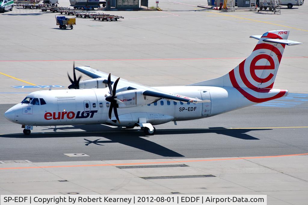 SP-EDF, 1998 ATR 42-500 C/N 559, Taxiing down to parking