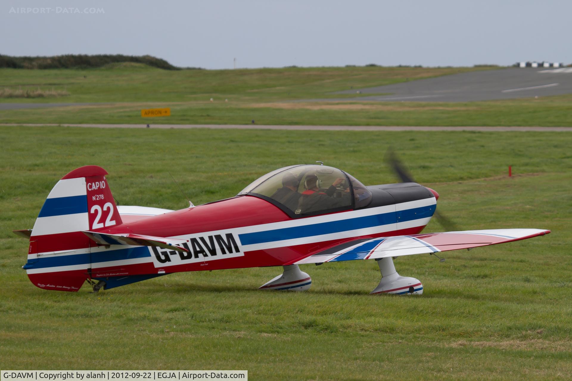 G-DAVM, 1998 Mudry CAP-10B C/N 278, Taxying in after the 2012 Schneider Trophy race