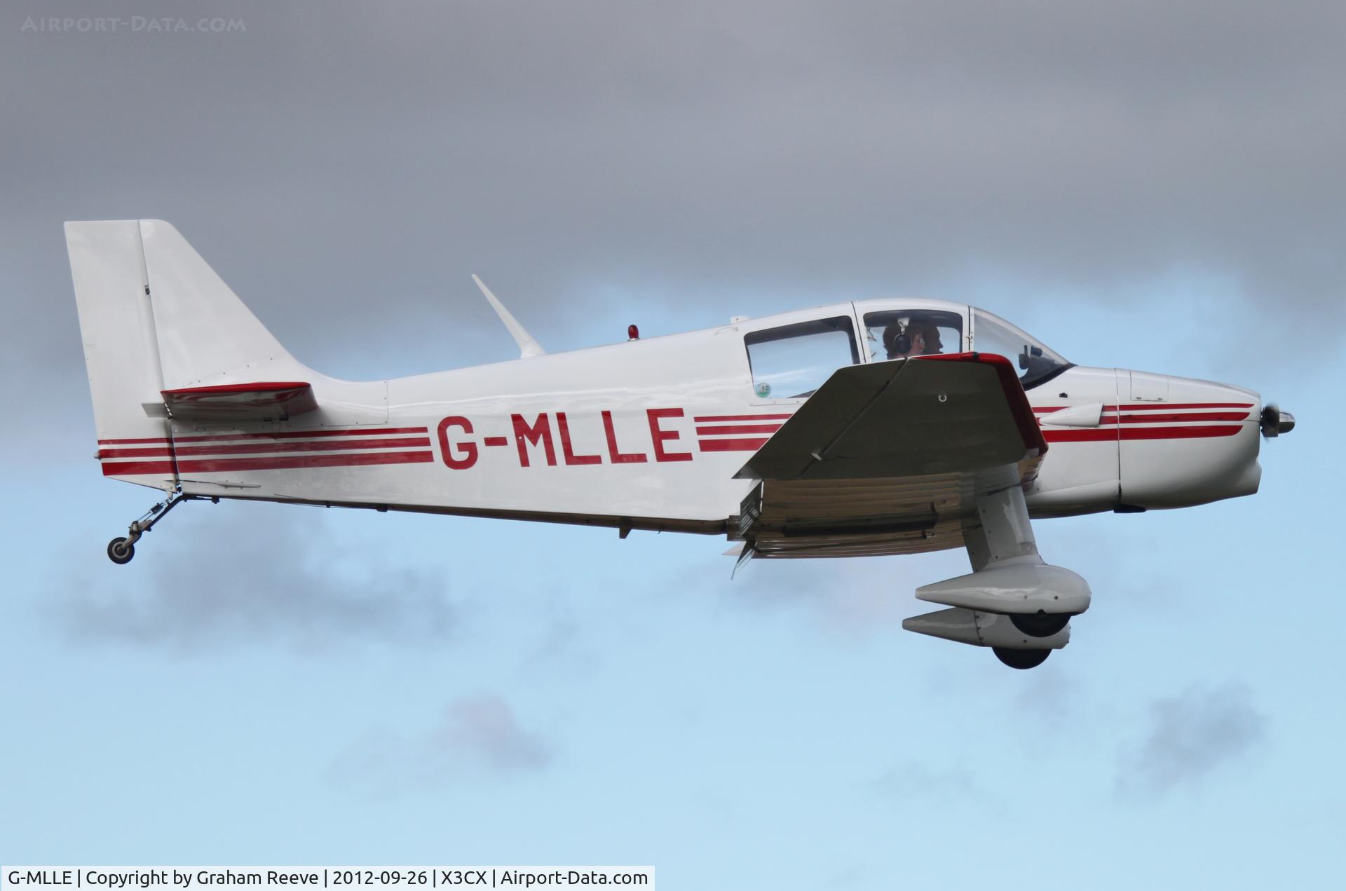 G-MLLE, 1969 Robin DR-220AB C/N 136, About to land.