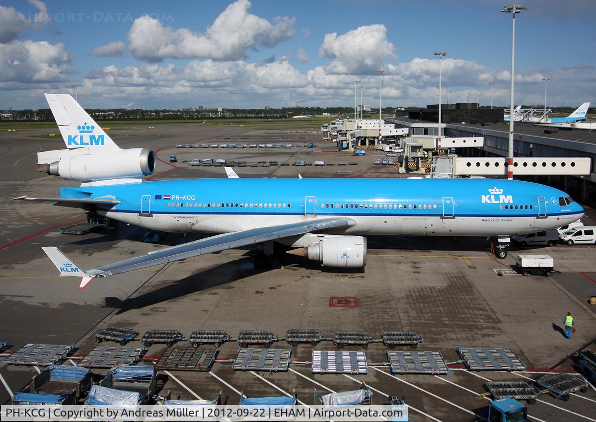 PH-KCG, 1995 McDonnell Douglas MD-11 C/N 48561, Only a few MD-11 left in the KLM fleet.
