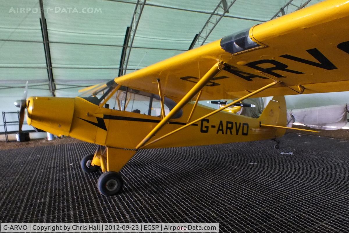 G-ARVO, 1960 Piper PA-18-95 Super Cub C/N 18-7252, at Peterborough Sibson