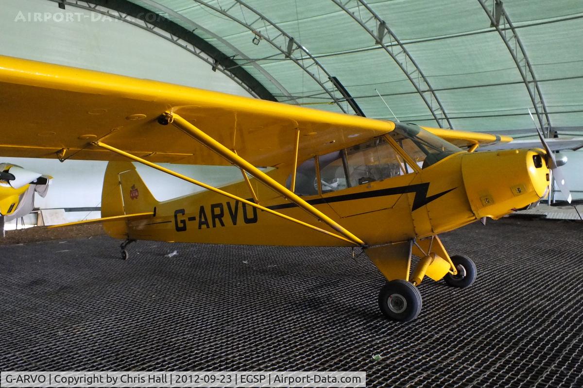 G-ARVO, 1960 Piper PA-18-95 Super Cub C/N 18-7252, at Peterborough Sibson
