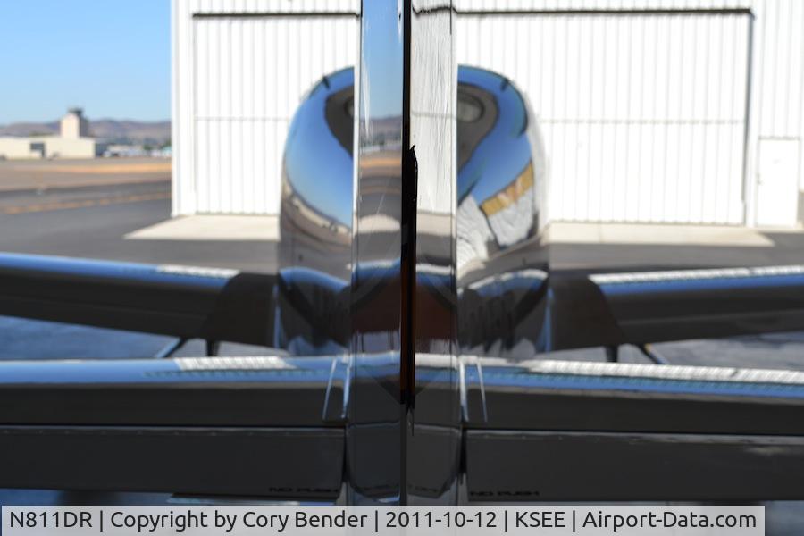 N811DR, Monnett Sonerai II C/N 319, new graphics