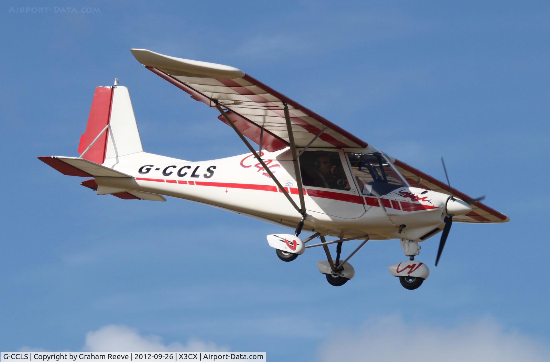 G-CCLS, 2004 Comco Ikarus C42 FB UK C/N PFA 322-14050, About to land.