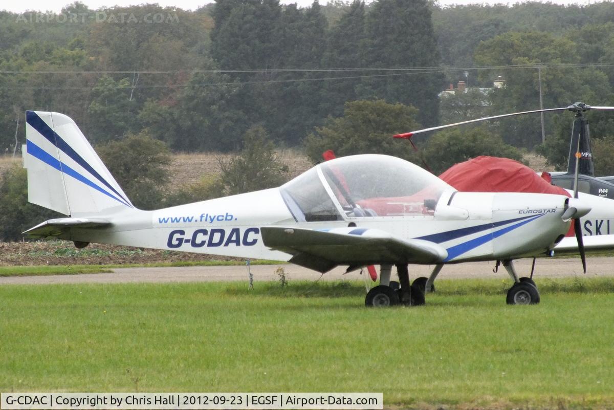G-CDAC, 2004 Cosmik EV-97 TeamEurostar UK C/N 2116, at Peterborough Business Airport