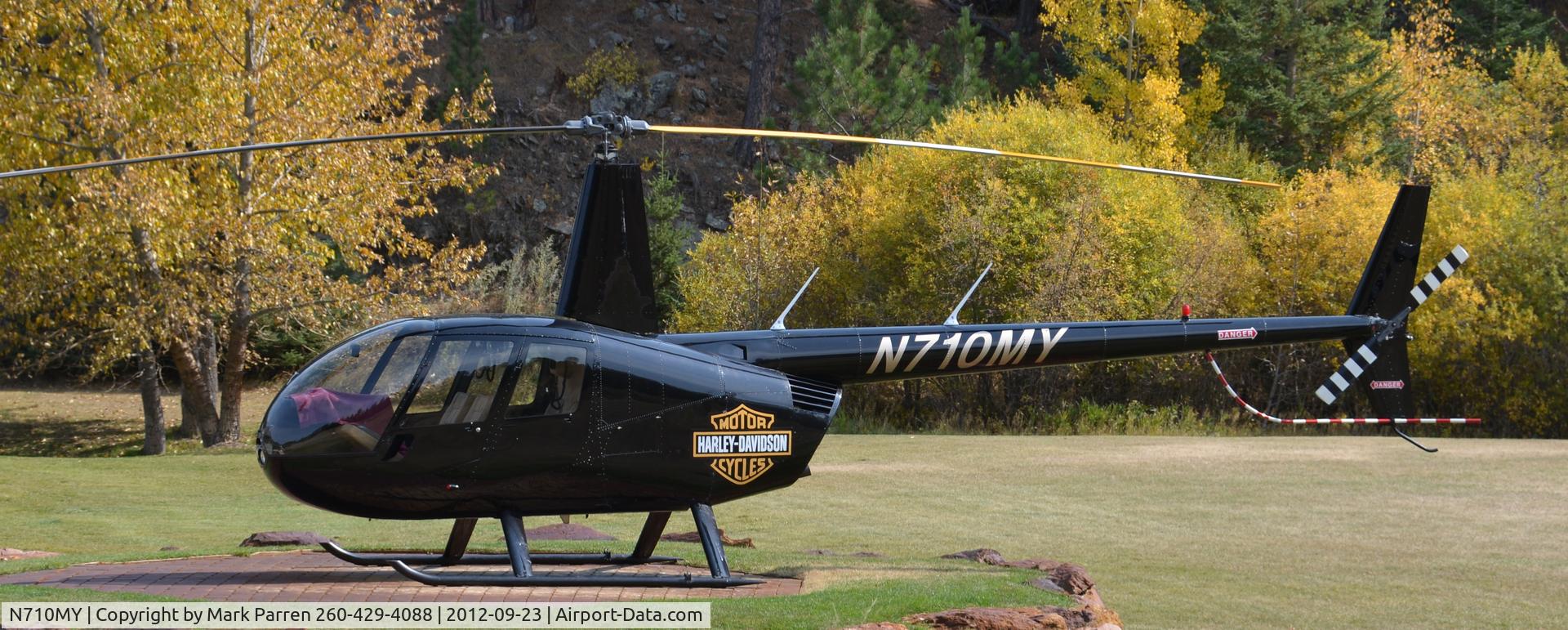 N710MY, 2006 Robinson R44 II C/N 11242, At home base Mount Rushmore