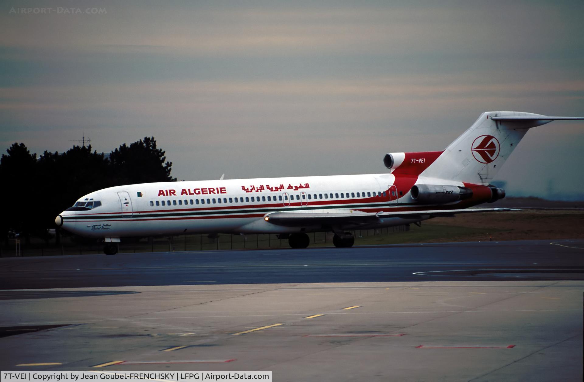 7T-VEI, 1975 Boeing 727-2D6 C/N 21053, DJEBEL AMOUR